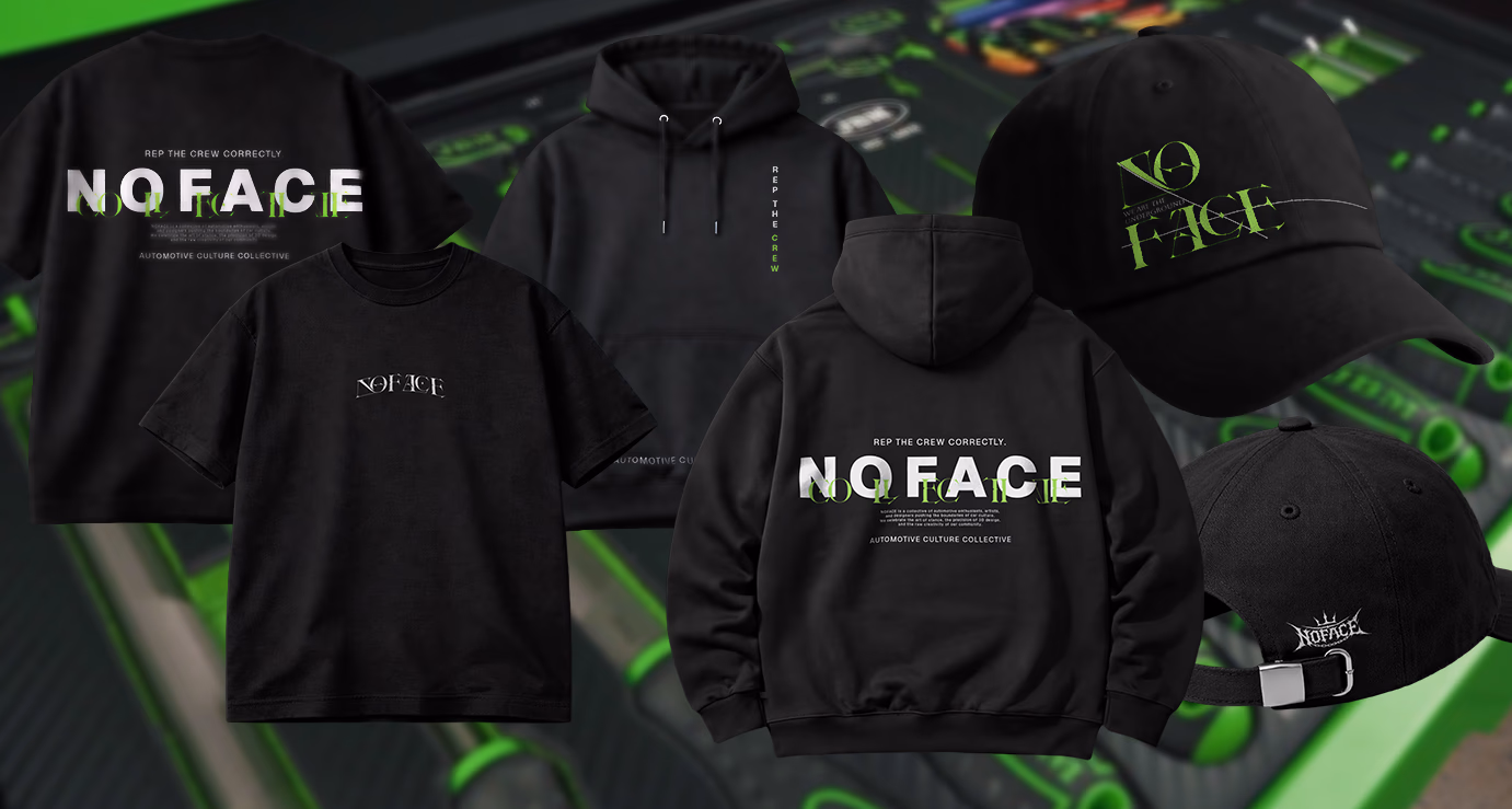 NOFACE - Silver Gothic Banner